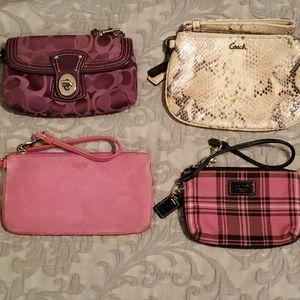 Lot of Coach Wristlets
